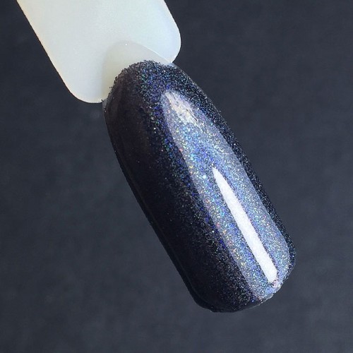 Komilfo spangles 001, size 0.1 mm, (black, hologram), 2.5 g