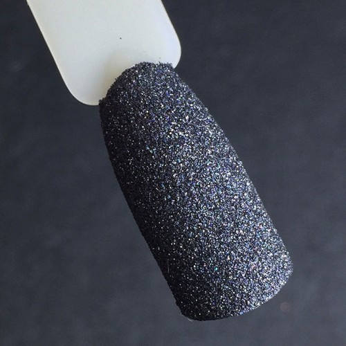 Komilfo spangles 001, size 0.1 mm, (black, hologram), 2.5 g