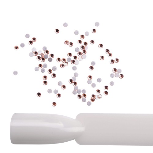 Komilfo rhinestones (pack of 100), Light Peach, size 3