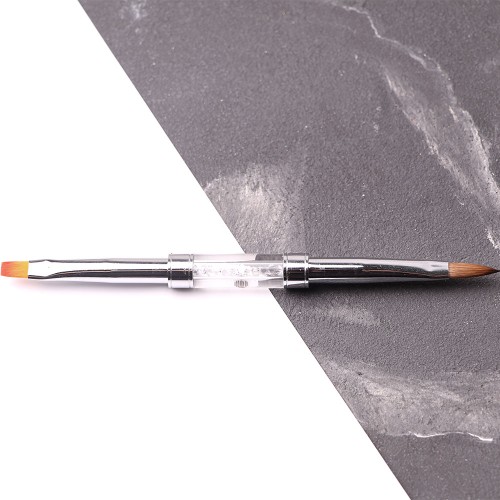 Komilfo Double Acrylic 6 (Kolinsky)/Gel flat 6 (Nylon)