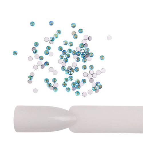 Komilfo rhinestones (pack of 100), Montana AB, size 5