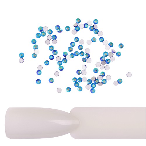 Komilfo strasses (pack of 100), Cobalt AB, size 4