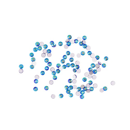 Komilfo strasses (pack of 100), Cobalt AB, size 4 Komilfo strasses (pack of 100), Cobalt AB, size 4