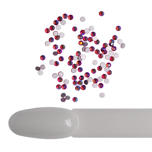 Komilfo rhinestones (pack of 100), Siam AB, size 5