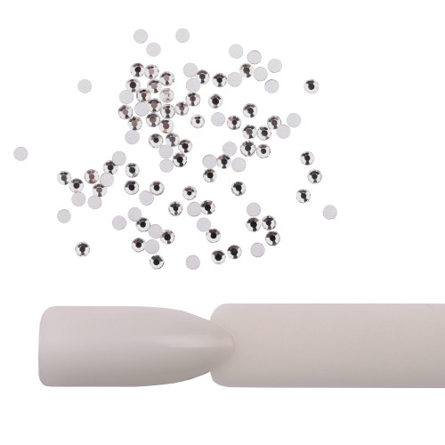 Komilfo rhinestones, Crystal, size 5 (100 pcs per pack)