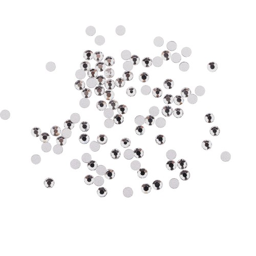 Komilfo rhinestones, Crystal, size 5 (100 pcs per pack) Komilfo rhinestones, Crystal, size 5 (100 pcs per pack)