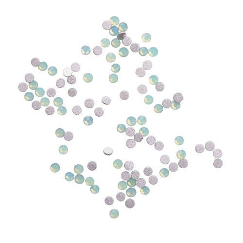 Komilfo Rhinestones Green Opal, size 4 (pack of 100) Komilfo Rhinestones Green Opal, size 4 (pack of 100)