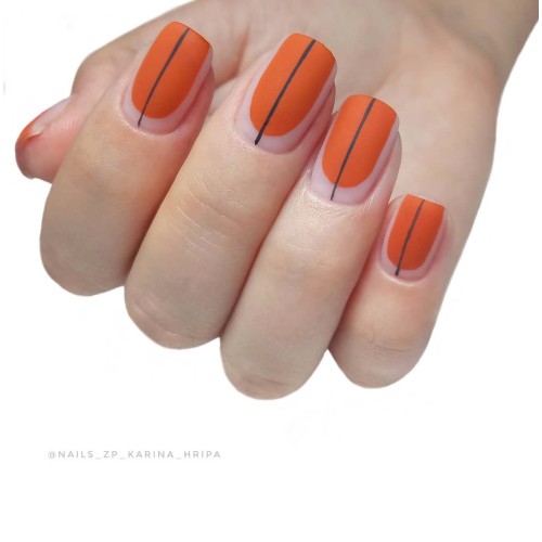 Гель-лак Komilfo Deluxe Series №D073 (темно-оранжевый, эмаль), 8 мл