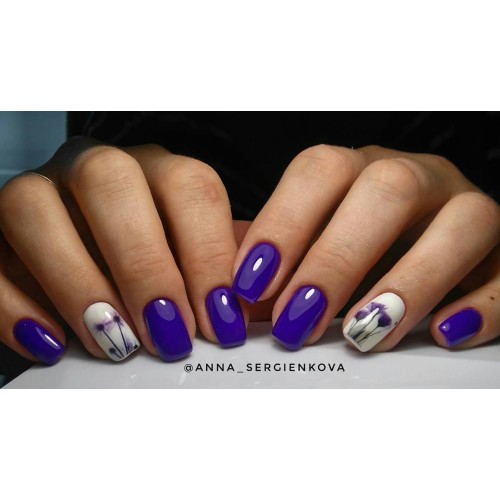 Гель-лак Komilfo Deluxe Series №D123 (сине-фиолетовый, эмаль), 8 мл