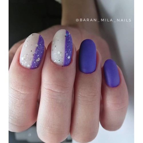 Гель-лак Komilfo Deluxe Series №D123 (сине-фиолетовый, эмаль), 8 мл