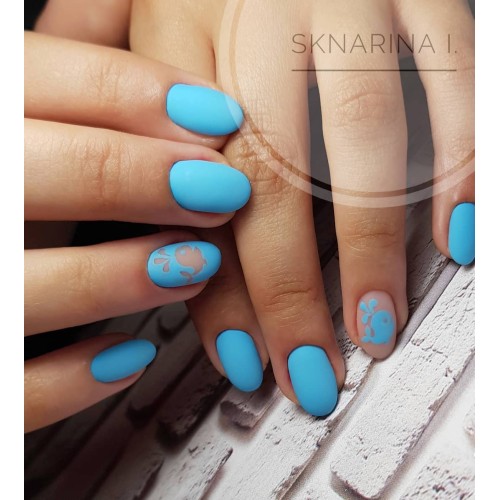 Гель-лак Komilfo Deluxe Series №D133 (голубой, эмаль), 8 мл