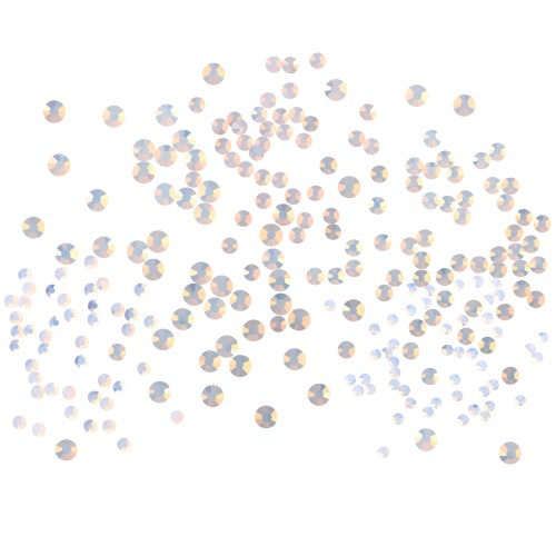 Mix White Opal rhinestones (1400 pcs per pack, different sizes) Mix White Opal rhinestones (1400 pcs per pack, different sizes)