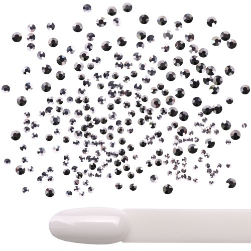 Komilfo rhinestones Silver, mix size (1400 pcs per pack)