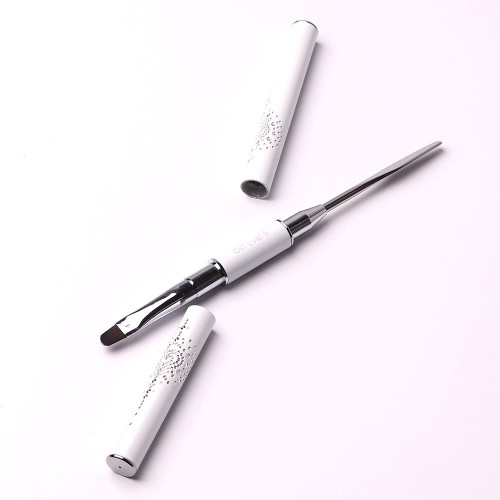 Komilfo Double Metall Spatula/Gel oval 6 (Nylon)