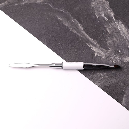 Komilfo Double Metall Spatula/Gel oval 6 (Nylon)