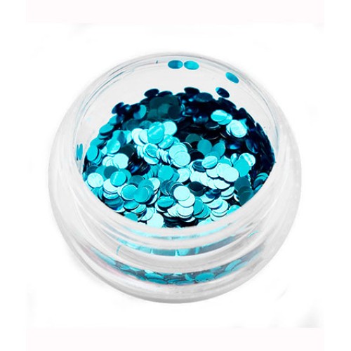 Komilfo disco design №006, blue, 2 mm, (1 g) Komilfo disco design №006, blue, 2 mm, (1 g)