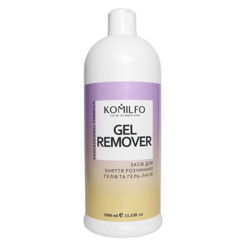 Komilfo Gel Remover – soak off gel and gel polish remover, 1000 ml Komilfo Gel Remover – soak off gel and gel polish remover, 1000 ml