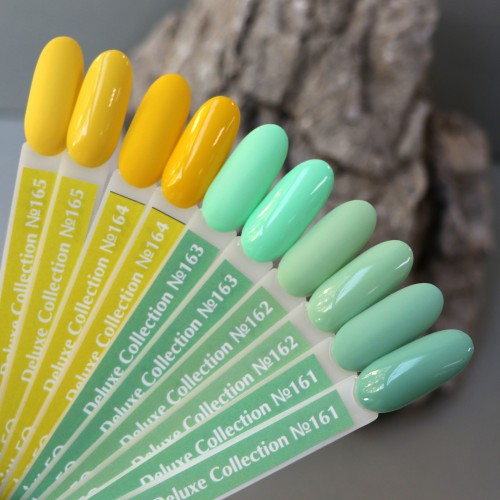 Гель-лак Komilfo Deluxe Series №D163 (мятно-салатовый, эмаль), 8 мл