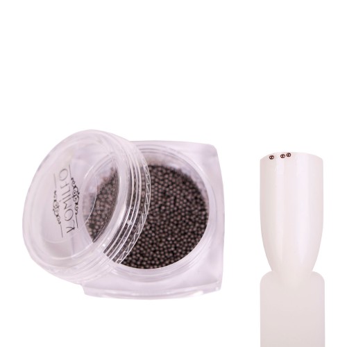 Komilfo broths (metal) black nickel, 0.8 mm, 6 grams