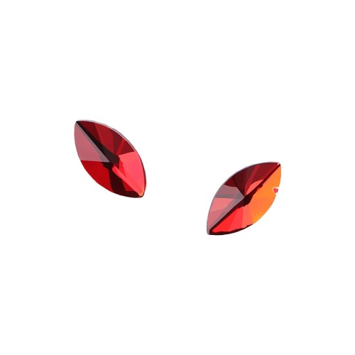 Komilfo Stones Boat full (4×8 mm) Red, 2 pieces