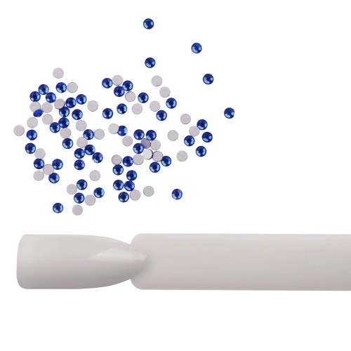 Komilfo Rhinestones Cobalt, size 6 (pack of 100)