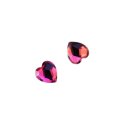 Komilfo Stones Heart (5×5 mm) Rainbow (2 pcs)