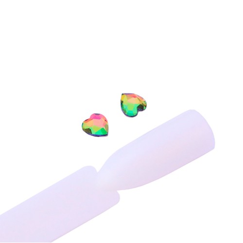 Komilfo Stones Heart (5×5 mm) Rainbow (2 pcs)