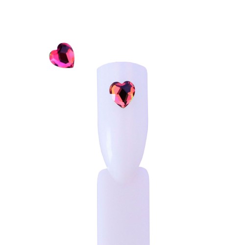 Komilfo Stones Heart (5×5 mm) Rainbow (2 pcs)