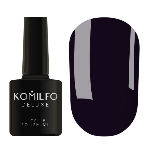Gel Polish Komilfo Deluxe Series Dusk Collection D297 (blueberry, enamel), 8 ml Gel Polish Komilfo Deluxe Series Dusk Collection D297 (blueberry, enamel), 8 ml