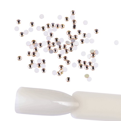 Komilfo Rhinestones, Champagne, Size 5 (pack of 100)