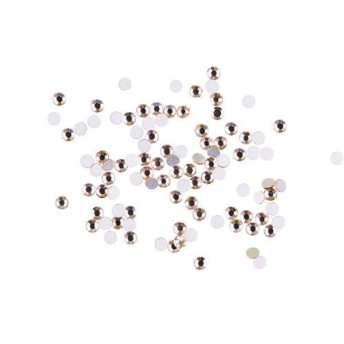 Komilfo Rhinestones, Champagne, Size 5 (pack of 100) Komilfo Rhinestones, Champagne, Size 5 (pack of 100)