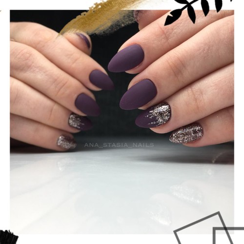 Gel polish Komilfo Deluxe Series D104 (eggplant, enamel), 15 ml