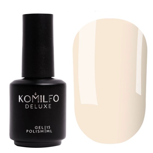 Gel polish Komilfo Deluxe Series D005 (light, creamy pink, enamel), 15 ml Gel polish Komilfo Deluxe Series D005 (light, creamy pink, enamel), 15 ml