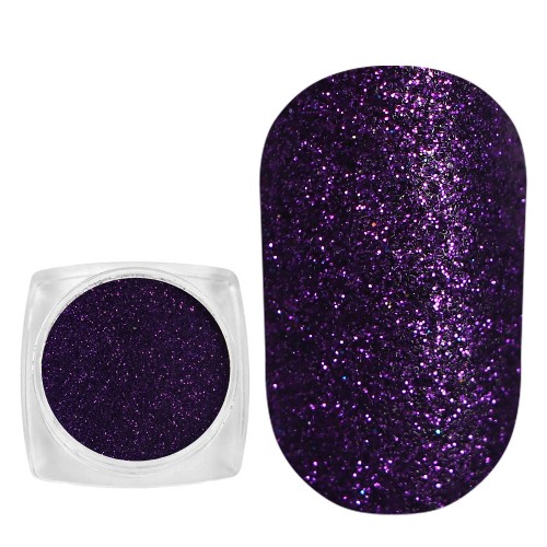 Komilfo spangles 043, size 0.08 mm, (purple), E 2.5 g Komilfo spangles 043, size 0.08 mm, (purple), E 2.5 g