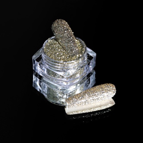 Komilfo spangles 105F, size 0.3 mm, (white gold) E, 2.5 g