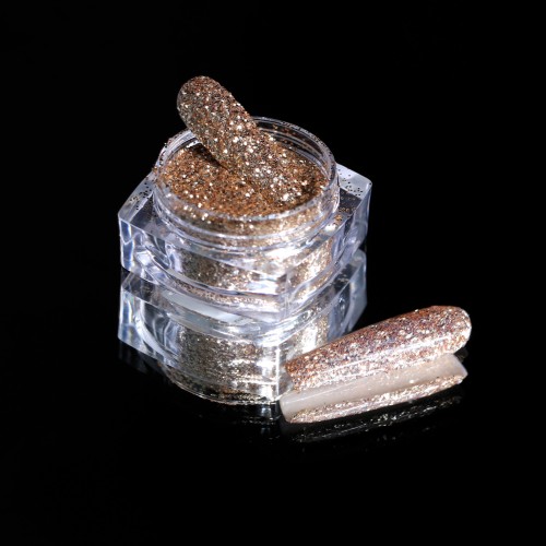 Komilfo spangles 105, size 0.08 mm, (white gold) E, 2.5 g