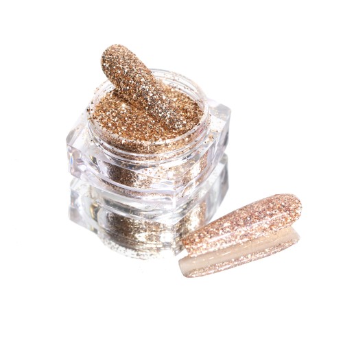 Komilfo spangles 105, size 0.08 mm, (white gold) E, 2.5 g