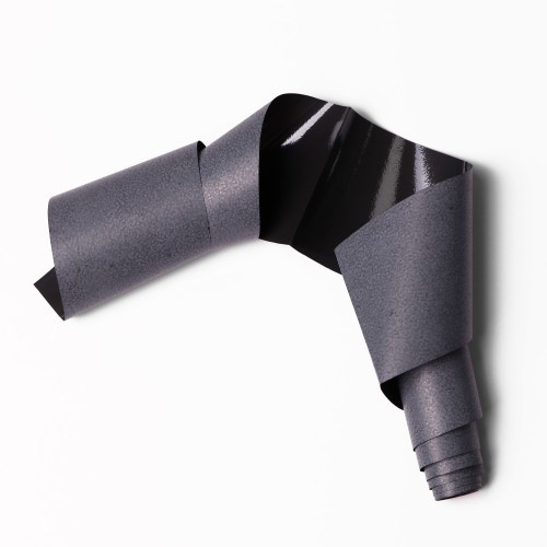 Komilfo foil for craquelure, black, matt