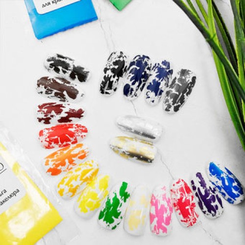 Komilfo foil for craquelure, black, matt