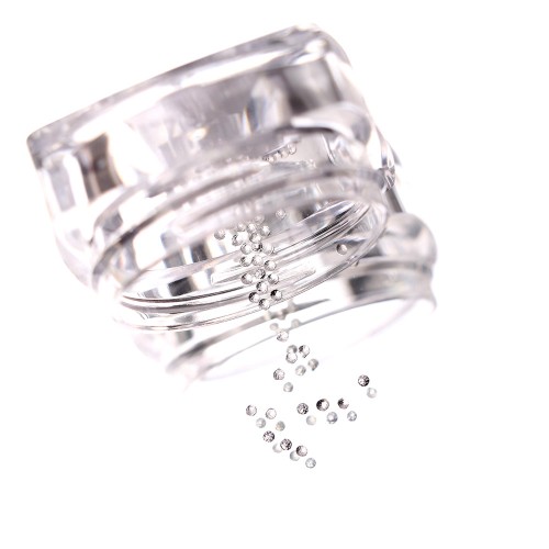 Komilfo rivets small circle 1.2 mm, silver, 50 pcs