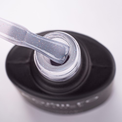 Gel Polish Komilfo Moon Crush 005 (milky, green-blue-gold sparkles, translucent), 8 ml