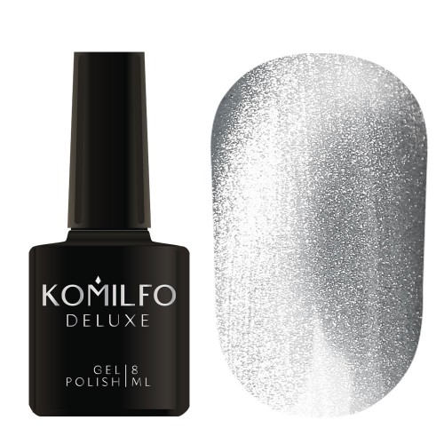Gel Polish Komilfo 9D Cat’s eye Silver, 8 ml Gel Polish Komilfo 9D Cat’s eye Silver, 8 ml