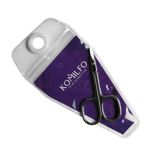Komilfo SAFE + safety nail scissors, 22 mm, in transparent case