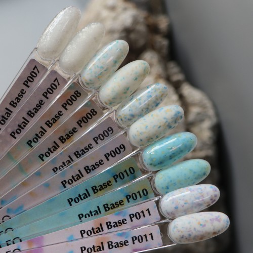 Komilfo Potal Base P009 (milky with blue and gold potal), 8 ml