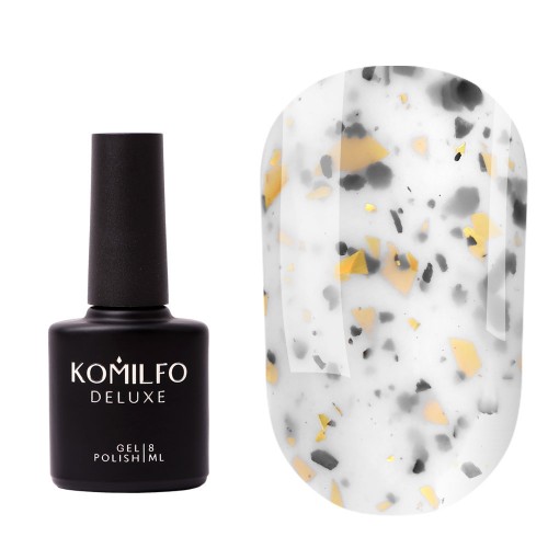 Komilfo Potal Base P019 (white with gold and black potal), 8 ml