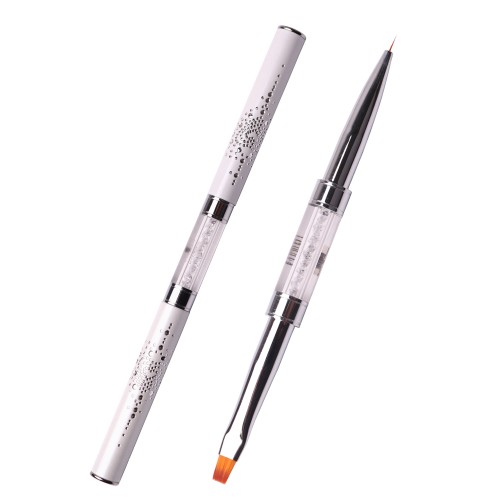 Komilfo Double Gel flat 4 (Nylon)/Liner 5 (Nylon) brush Komilfo Double Gel flat 4 (Nylon)/Liner 5 (Nylon) brush