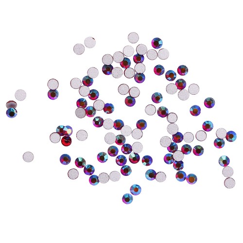 Komilfo rhinestones Dk.siam AB (dark red, chameleon), size 5 (100 pieces per pack) Komilfo rhinestones Dk.siam AB (dark red, chameleon), size 5 (100 pieces per pack)