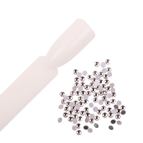 Komilfo rhinestones, Crystal, size 6 (100 pcs per pack)
