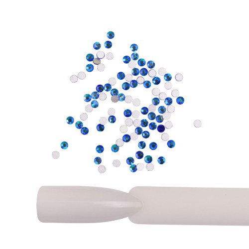 Komilfo strasses (pack of 100), Cobalt AB, size 5