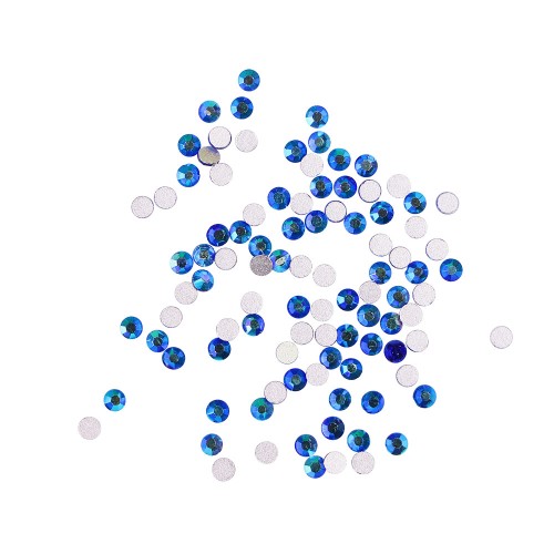 Komilfo strasses (pack of 100), Cobalt AB, size 5 Komilfo strasses (pack of 100), Cobalt AB, size 5